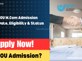 IGNOU MCom Admission