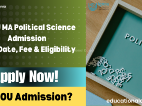 IGNOU MA Political Science Admission