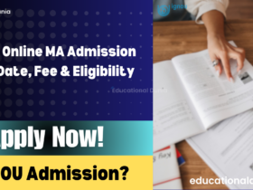 IGNOU Online MA Admission