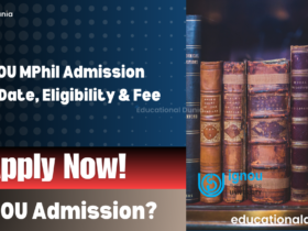 IGNOU MPhil Admission