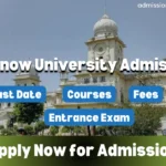 Lucknow University Admission